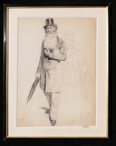 Adrien Emmanuel Marie, Jean Valjean And Cosette (les Misérables, Victor Hugo)
