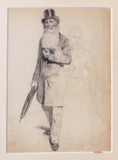 Adrien Emmanuel Marie, Jean Valjean And Cosette (les Misérables, Victor Hugo)