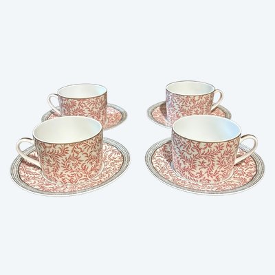 Bernardaud - 4 tazze da tè - modello Braquenié