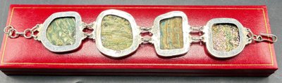 BRACELET ARGENT ET NACRE