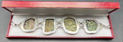BRACELET ARGENT ET NACRE