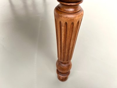 Table de ferme en noyer blond – circa 1900
