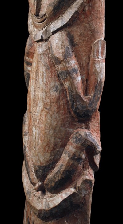 Tribal Türrahmen, Skulptur, Ozeanische Kunst, Tribal Art, Pazifik Kunst, 97 cm