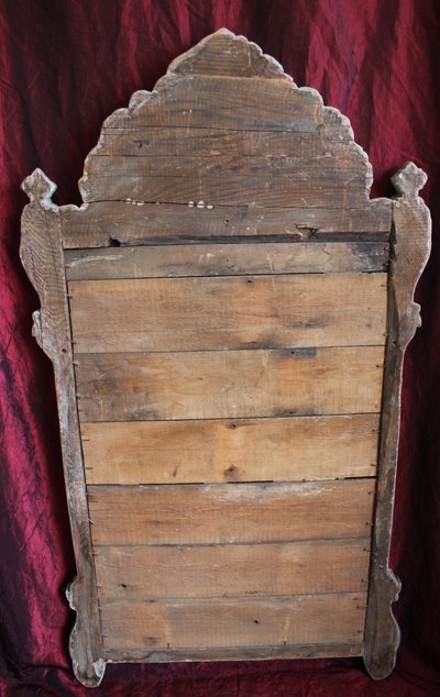 69 x 123 cm Louis XVI mirror, 18th century, carved and gilded wood