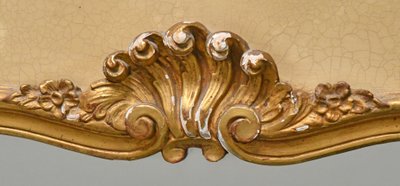 Trumeau decorated with a gallant scene after Boucher