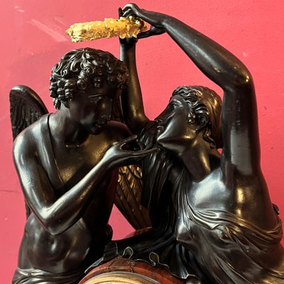 Psyche krönt Amor, nach Claude Michallon, frühes 19. Jahrhundert