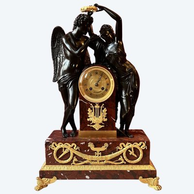 Psyche krönt Amor, nach Claude Michallon, frühes 19. Jahrhundert
