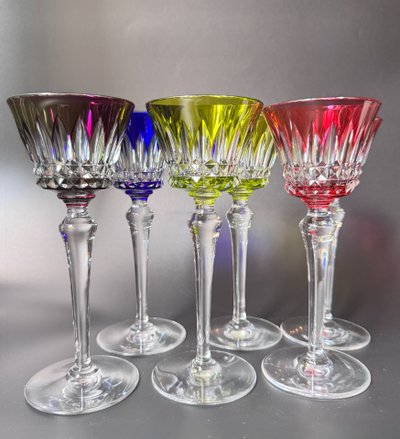Baccarat-Set – 6 Roemers-Weingläser – Piccadilly