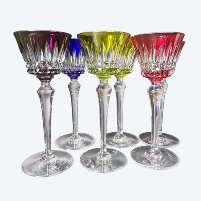 Baccarat-Set – 6 Roemers-Weingläser – Piccadilly