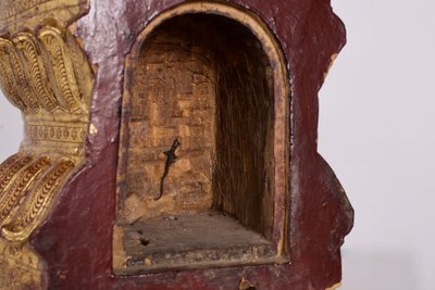 Buddha Maravijaya Konbaung birmano