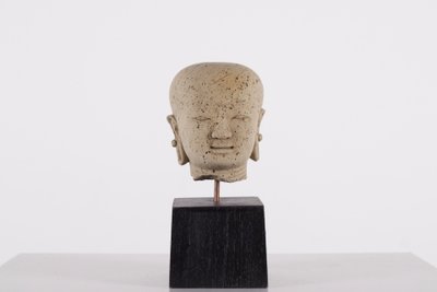 Tête de Bouddha en Tuf du Royaume Majapah