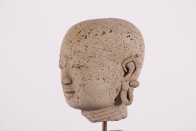 Tête de Bouddha en Tuf du Royaume Majapah