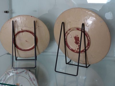 Two Puigdemond Fish Plates, 1960s Vintage