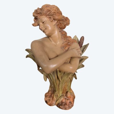 Buste de femme signé Fritz Kochendörfer (1871-1942)