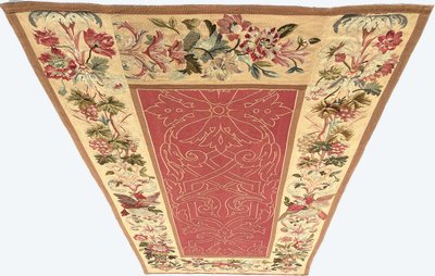 Fragment eines Aubusson-Wandteppichs aus dem 19. Jahrhundert, 280 x 150 cm