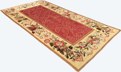 Fragment eines Aubusson-Wandteppichs aus dem 19. Jahrhundert, 280 x 150 cm