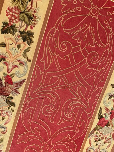 Fragment eines Aubusson-Wandteppichs aus dem 19. Jahrhundert, 280 x 150 cm