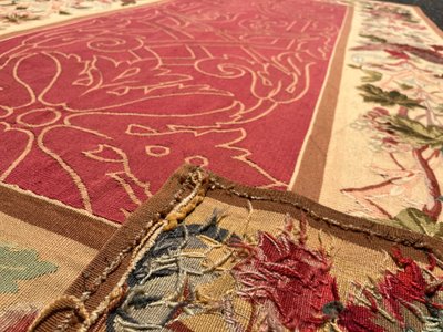Fragment eines Aubusson-Wandteppichs aus dem 19. Jahrhundert, 280 x 150 cm