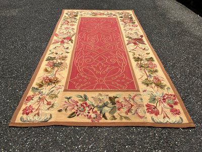 Fragment eines Aubusson-Wandteppichs aus dem 19. Jahrhundert, 280 x 150 cm