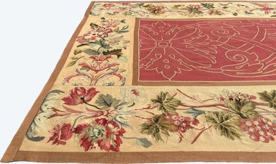 Fragment eines Aubusson-Wandteppichs aus dem 19. Jahrhundert, 280 x 150 cm