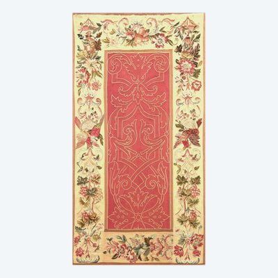 Fragment eines Aubusson-Wandteppichs aus dem 19. Jahrhundert, 280 x 150 cm