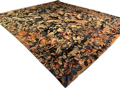 Kohlblatt-Wandteppich Robert Four - Aubusson