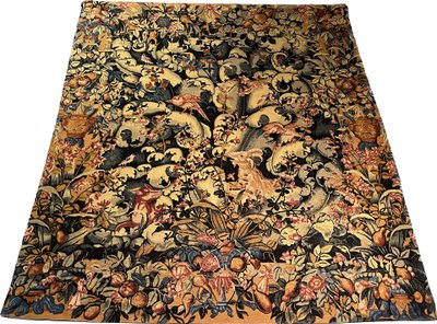 Kohlblatt-Wandteppich Robert Four - Aubusson