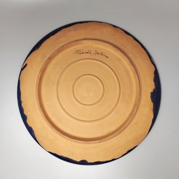 1970 Beautiful decorative plated or centerpiece by Frumento Spotorno. Made in Italy