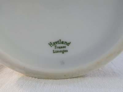 Vaso in porcellana HAVILAND LIMOGES con decoro floreale giapponese