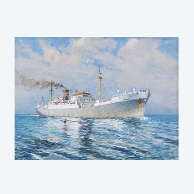 Albert BRENET zugeschrieben, Die Fracht von Le Crozon