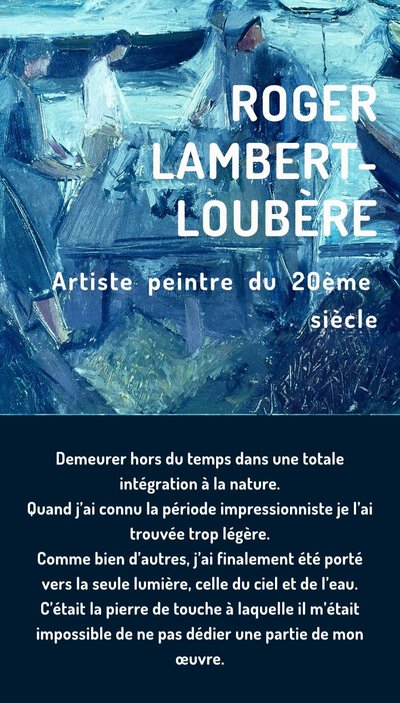 Roger Lambert Loubere 1920/2001