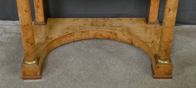 Coiffeuse en placage de Loupe d’Orme, époque Empire – Début XIXe