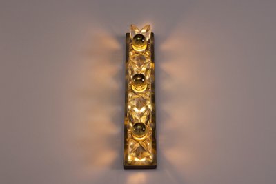 Pair of Hollywood Regency Brass Sconces