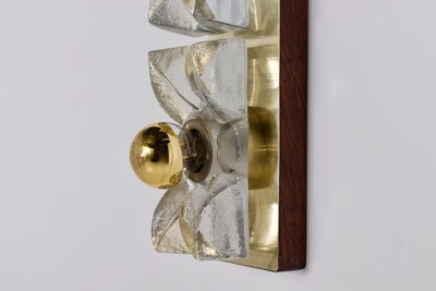 Pair of Hollywood Regency Brass Sconces