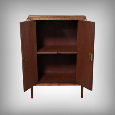 Cabinet en Acajou et Palissandre, Art Déco, goût J.Leleu – 1930