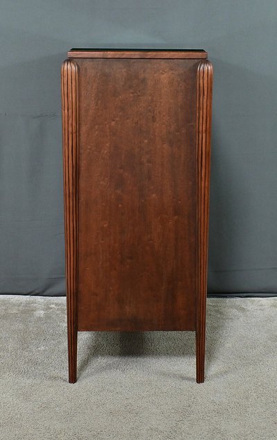 Cabinet en Acajou et Palissandre, Art Déco, goût J.Leleu – 1930