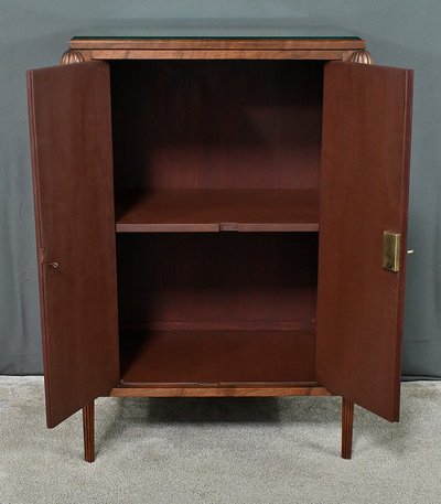 Cabinet en Acajou et Palissandre, Art Déco, goût J.Leleu – 1930