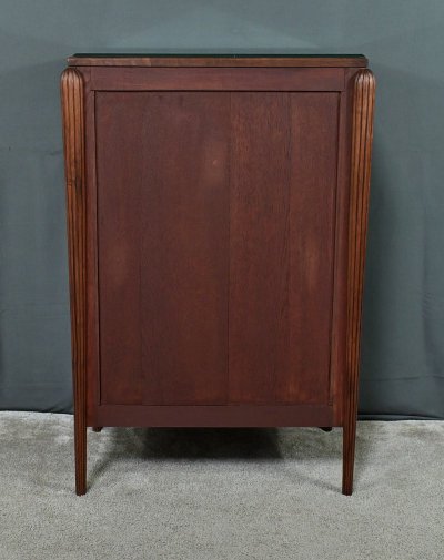 Cabinet en Acajou et Palissandre, Art Déco, goût J.Leleu – 1930