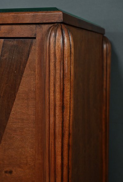 Cabinet en Acajou et Palissandre, Art Déco, goût J.Leleu – 1930