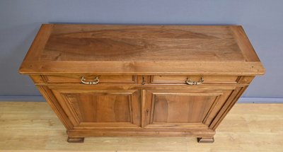 Solid walnut sideboard, Louis-Philippe style – 1900