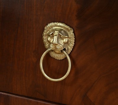 Commode Retour d’Égypte en Acajou de Cuba, époque Empire – Début XIXe