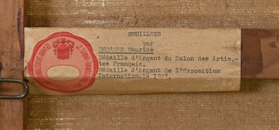 Gemälde „Nelken“ von M. Décamps – 1940
