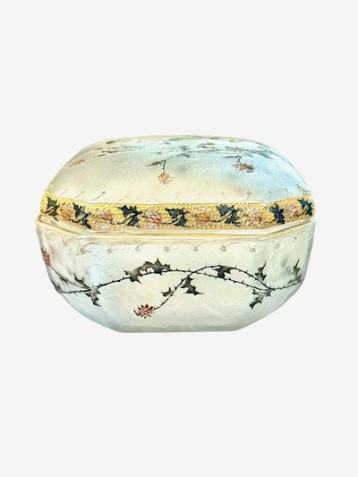 Daum Art Nouveau "With Thistles" Candy Box
