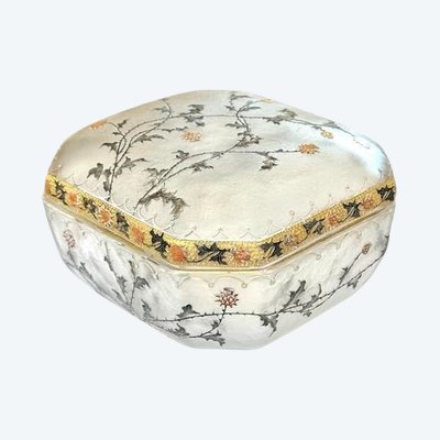 Daum Art Nouveau "With Thistles" Candy Box