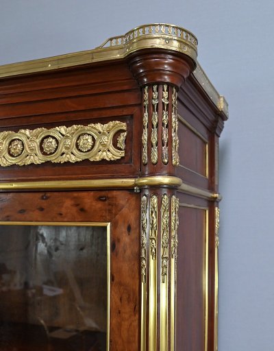 Scribano da biblioteca in mogano, stile Luigi XVI – metà del XIX secolo