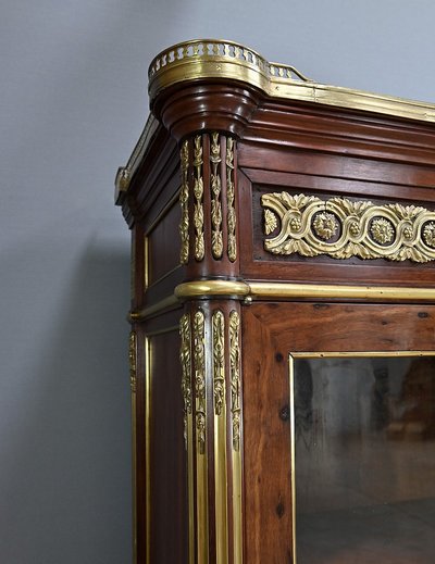 Scribano da biblioteca in mogano, stile Luigi XVI – metà del XIX secolo