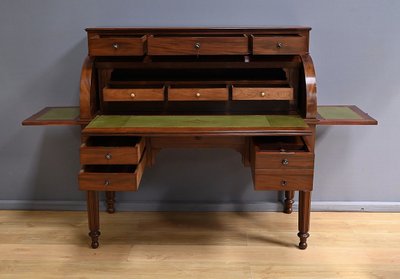 Bureau à Cylindre en Acajou, époque Restauration – 1ère partie XIXe