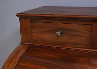 Bureau à Cylindre en Acajou, époque Restauration – 1ère partie XIXe