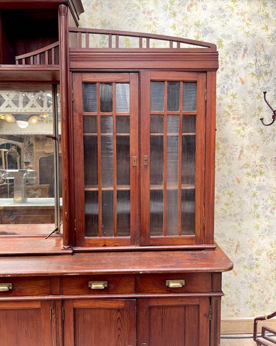 Comptoir de bar avec arrière bar début XXe
