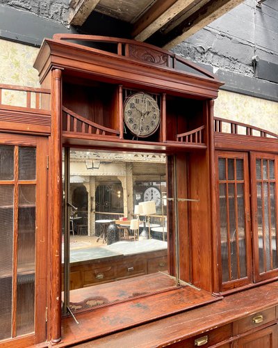 Comptoir de bar avec arrière bar début XXe
